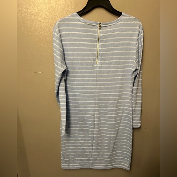 Sail to Sable dress - light blue/white stripe long sleeve casual lightweight - Picture 6 of 10
